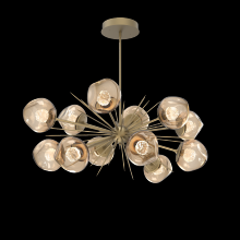 Hammerton PLB0095-0D-GB-FB-001-L3 - Luna Oval Starburst Chandelier