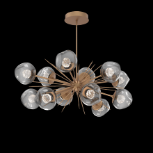 Hammerton PLB0095-0D-NB-FS-001-L1 - Luna Oval Starburst Chandelier