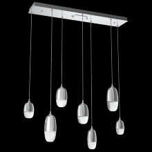 Hammerton PLB0079-07-CS-PC-C01-L1 - Pebble Linear 7pc Multi-Pendant