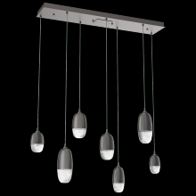 Hammerton PLB0079-07-GP-PC-C01-L1 - Pebble Linear 7pc Multi-Pendant