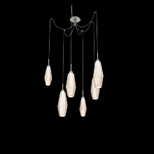 Hammerton SCB0049-06-BS-RA-C01-L3 - Aalto Round 6pc Swag Multi-Pendant