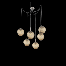 Hammerton SCB0062-06-BS-B-C01-E2 - Aster Round 6pc Swag Multi-Pendant