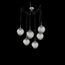 Hammerton SCB0062-06-BS-S-C01-E2 - Aster Round 6pc Swag Multi-Pendant