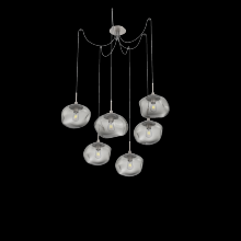 Hammerton SCB0064-06-BS-S-C01-E2 - Nova Round 6pc Swag Multi-Pendant