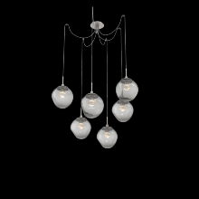 Hammerton SCB0066-06-BS-FS-C01-L3 - Aster Round 6pc Swag Multi-Pendant