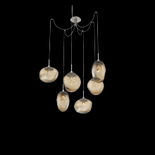 Hammerton SCB0069-06-BS-ZB-C01-L3 - Cosmos Round 6pc Swag Multi-Pendant