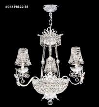 James R Moder 94121GA22-55 - Princess Chandelier with 3 Lights; Gold Accents Only