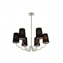 Kalco 514372PN - Sophia 6 Light Chandelier