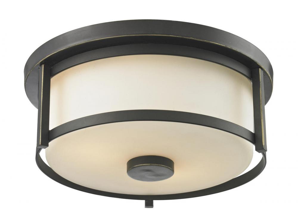 2 Light Flush Mount