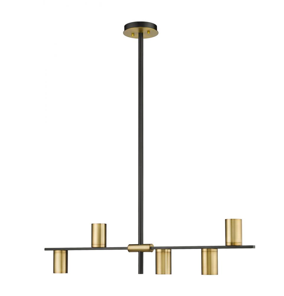 5 Light Linear Chandelier