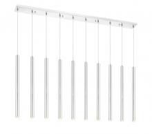 Z-Lite 917MP24-CH-LED-10LCH - 10 Light Linear Chandelier