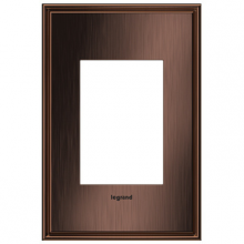 Legrand AWC1G3MAC4 - adorne® Matte Antique Copper One-Gang-Plus Screwless Wall Plate