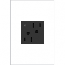 Legrand ARCD152G10 - adorne® 15A Tamper-Resistant Dual-Controlled Outlet, Graphite