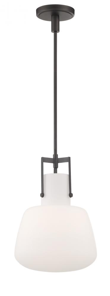 Izel 1-Light Glass Pendant - Oil Rubbed Bronze