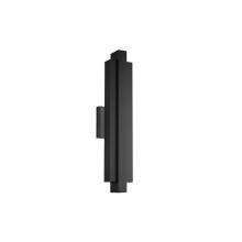 WAC US WS-W57422-40-BK - Arrow Outdoor Wall Sconce Light