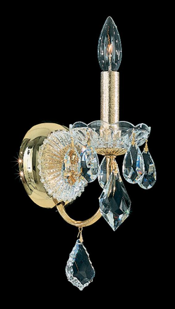 Century 1 Light 120V Wall Sconce in Aurelia with Heritage Handcut Crystal