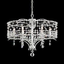 Schonbek 1870 TC1024N-48H - Bella Rose 6 Light 120V Chandelier in Antique Silver with Heritage Handcut Crystal