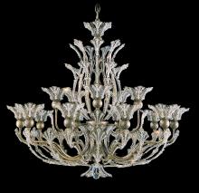 Schonbek 1870 7864-76R - Rivendell 16 Light 120V Chandelier in Heirloom Bronze with Clear Radiance Crystal