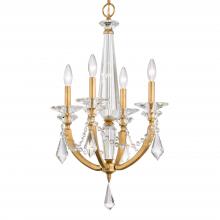 Schonbek 1870 S6704N-48R - Verona 4 Light 120V Chandelier in Antique Silver with Clear Radiance Crystal