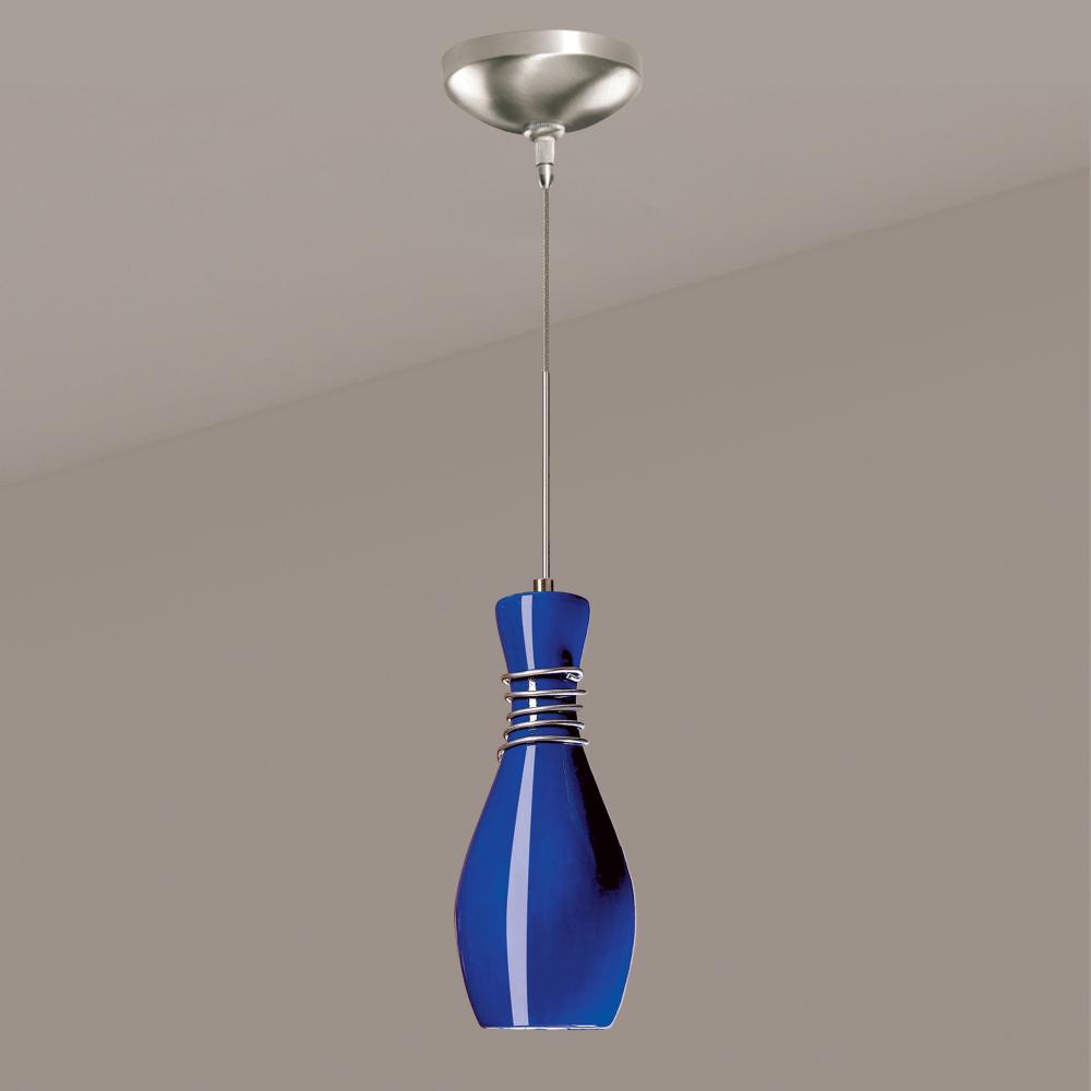 Amphora Low Voltage Mini Pendant Cobalt Blue (12V Dimmable MR16 LED (Bulb included))