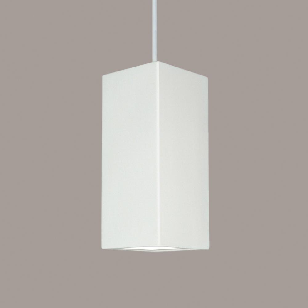 Gran Timor Pendant: Monaco Red (White Cord & Canopy)