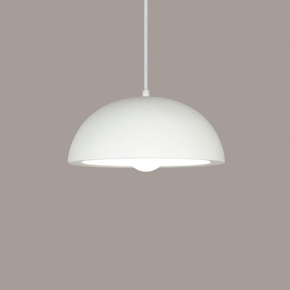 Thera Pendant: Monaco Red (Black Cord & Canopy)