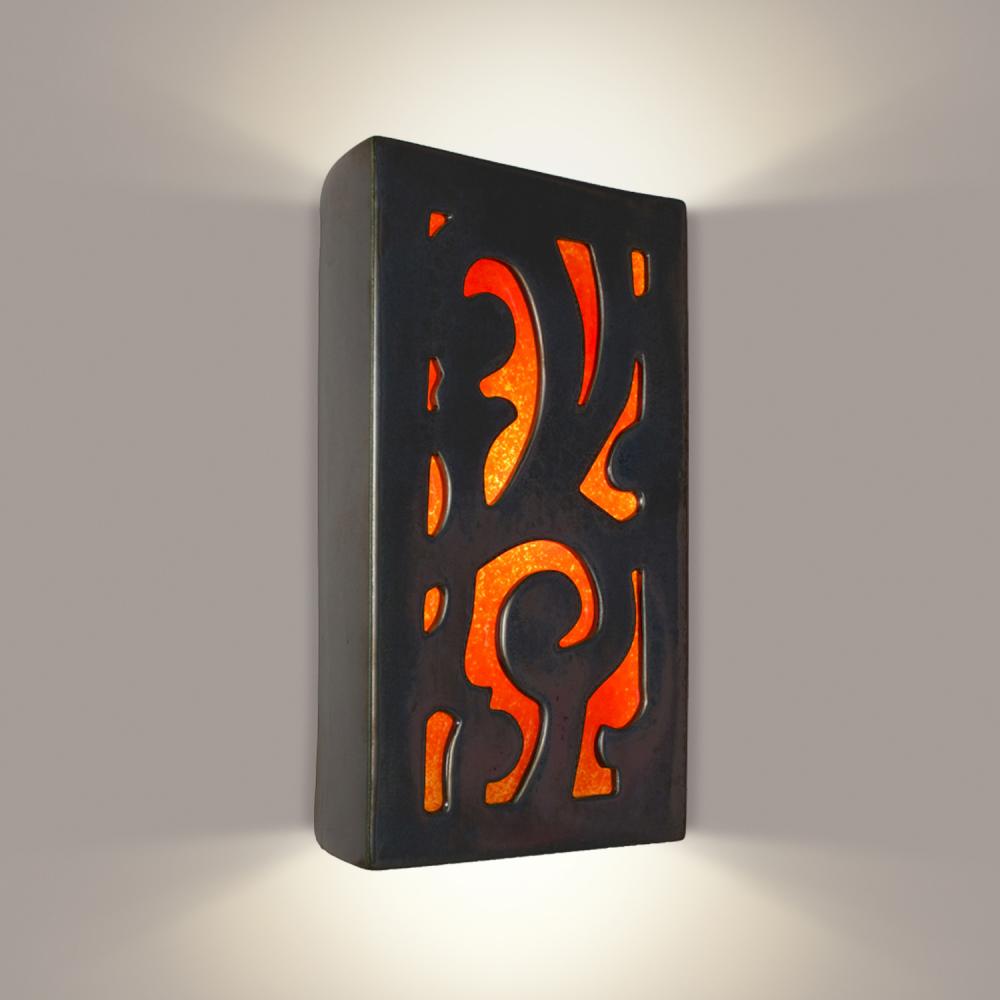 Cathedral Wall Sconce Gunmetal and Fire (Outdoor/WET Location)