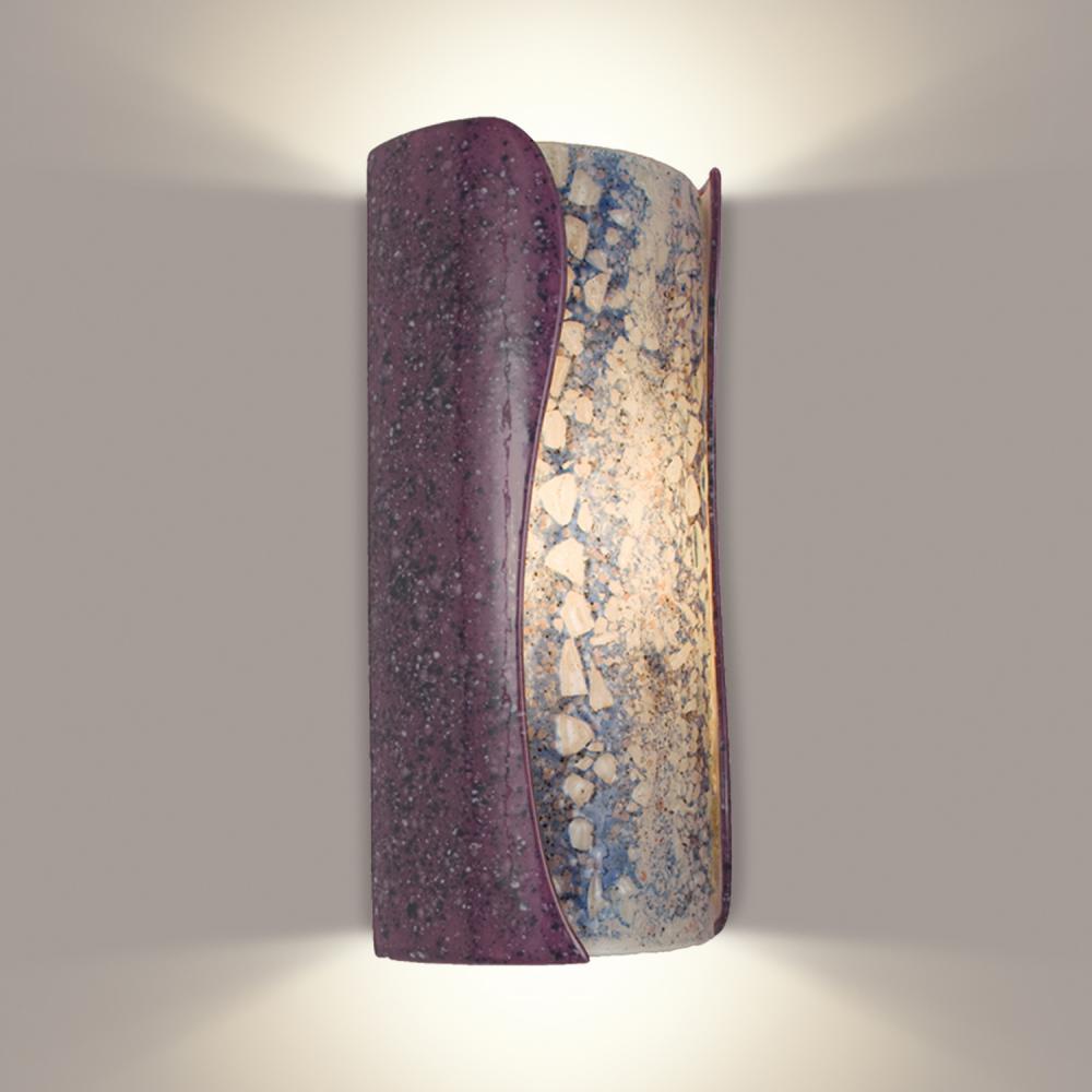 Lava Wall Sconce Plum Jam and Multi Sapphire (Outdoor/WET Location)