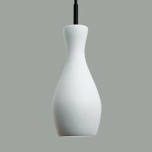 A-19 MP19-MB-BCC - Amphora Mini Pendant: Matte Black (Black Cord & Canopy)