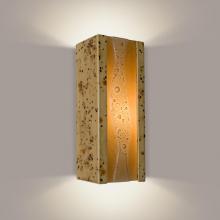 A-19 RE116-SS-CM-WET - Bubbly Wall Sconce Sandstorm and Caramel (Outdoor/WET Location)