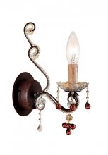 Crystorama 4521-DR - Crystorama Paris Market 1 Light Dark Rust Sconce