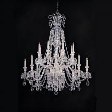 Crystorama 5028-CH-CL-MWP - Traditional Crystal 16 Light Hand Cut Crystal Polished Chrome Chandelier