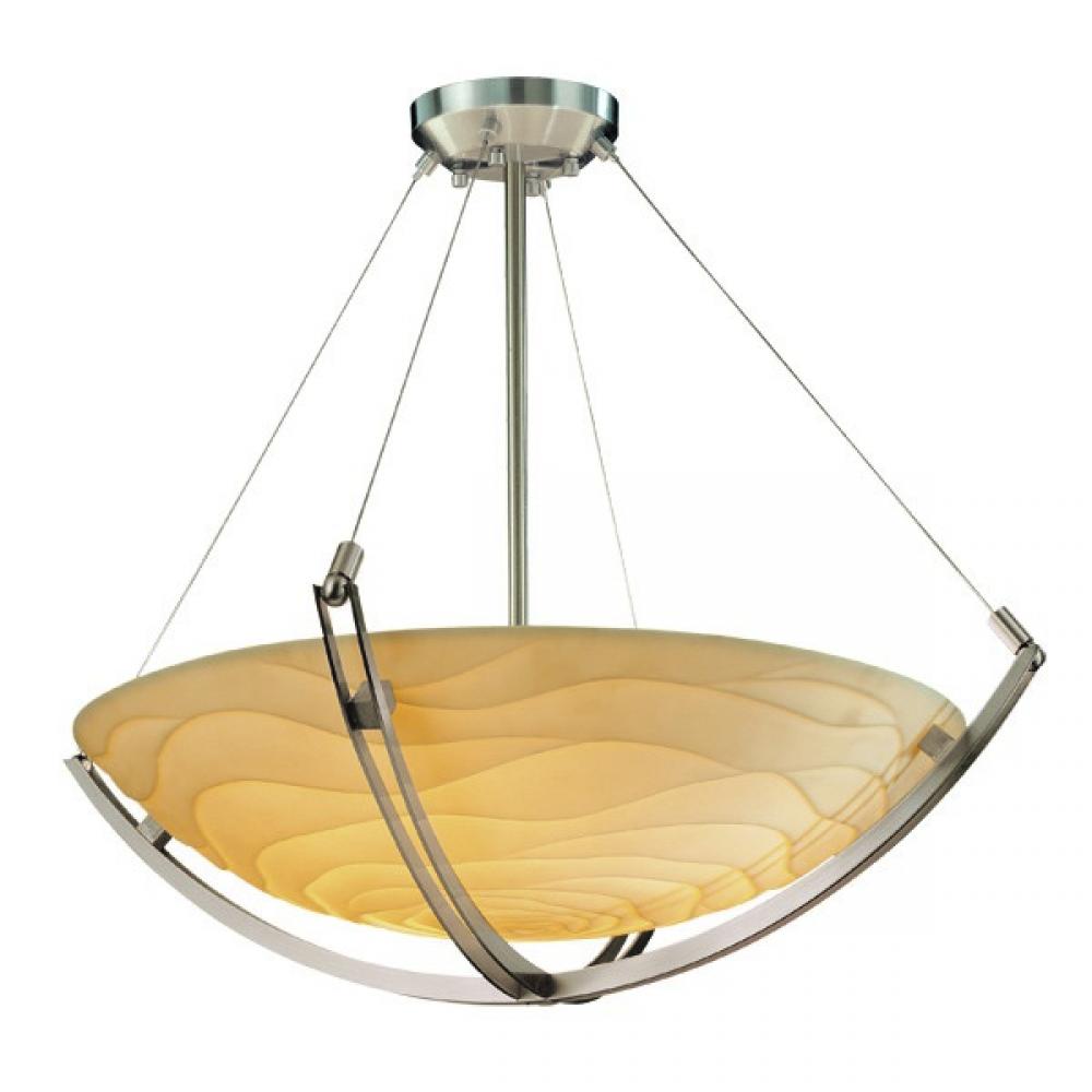 24" Pendant Bowl w/ Crossbar