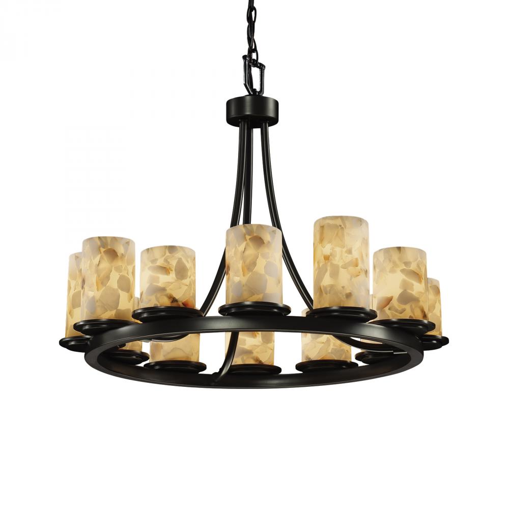 Dakota 12-Light Ring LED Chandelier (Short)