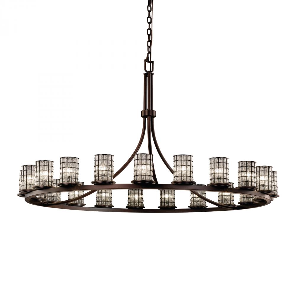 Dakota 21-Light 1-Tier Ring LED Chandelier