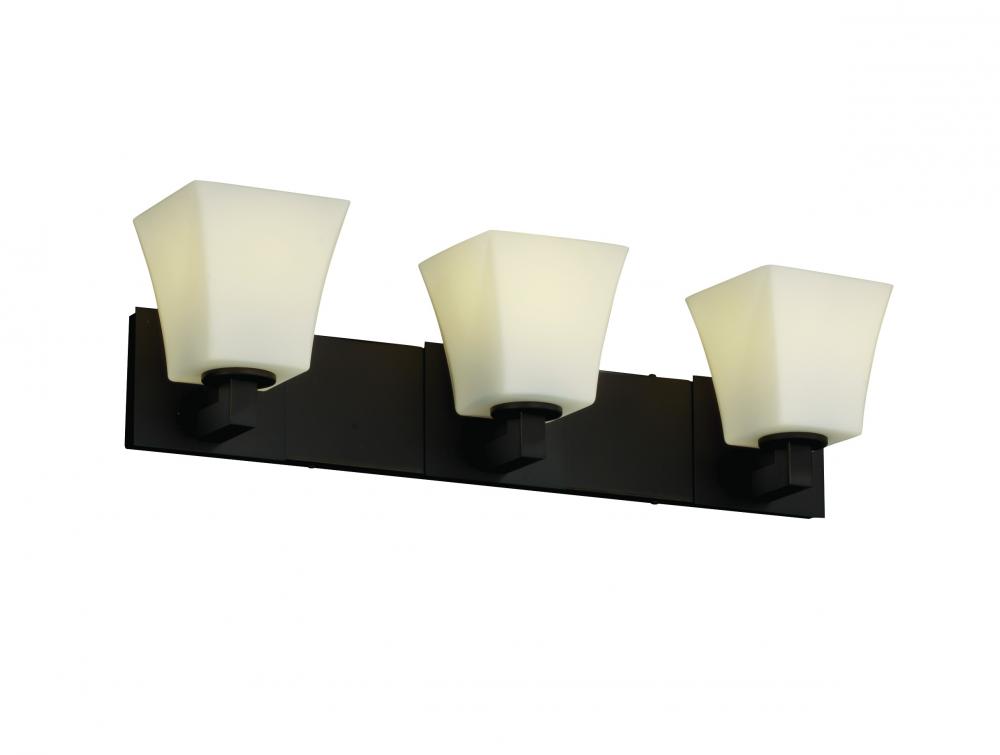 Modular 3-Light LED Bath Bar