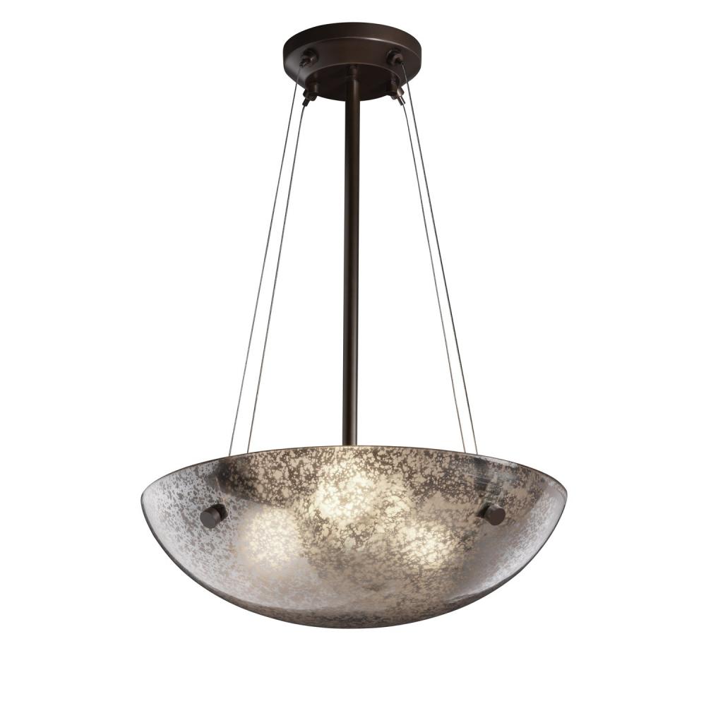 18" LED Pendant Bowl w/ Finials