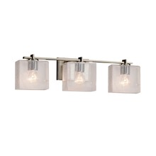 Justice Design Group FSN-8443-55-SEED-NCKL - Era 3-Light Bath Bar