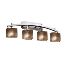 Justice Design Group FSN-8594-55-MROR-NCKL - Archway 4-Light Bath Bar