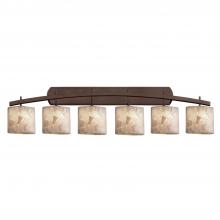 Justice Design Group ALR-8596-30-DBRZ - Archway 6-Light Bath Bar