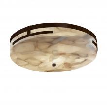 Justice Design Group ALR-8998-DBRZ - Atlas 19" LED Round Flush-Mount