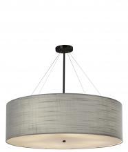 Justice Design Group FAB-9594-GRAY-MBLK - Classic 36" Drum Pendant