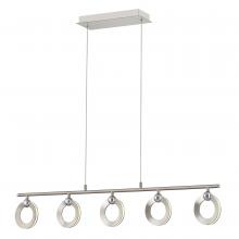 Justice Design Group NSH-8127-NCCR - Hermosa LED 5-Light Linear Chandelier