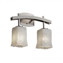 Justice Design Group GLA-8592-16-WHTW-DBRZ - Archway 2-Light Bath Bar