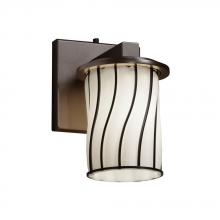 Justice Design Group WGL-8771-10-GRCB-DBRZ - Dakota 1-Light Wall Sconce