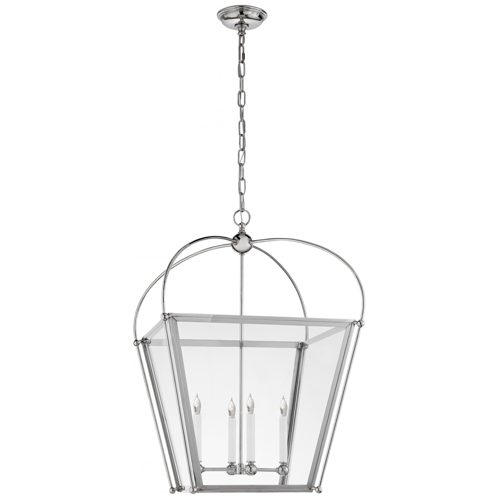 Riverside Small Brass Lantern Light by Visual Comfort