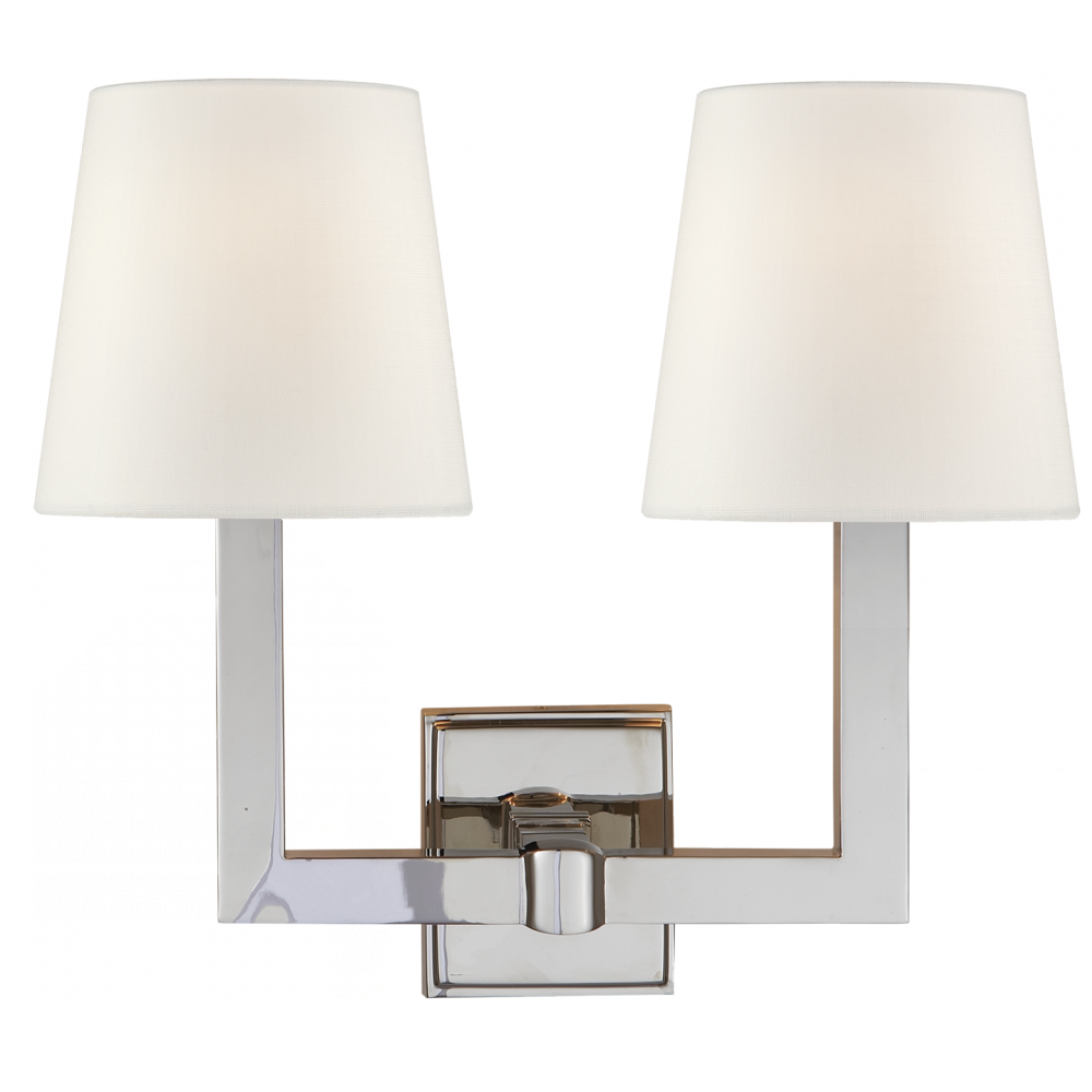 Square Tube Double Sconce