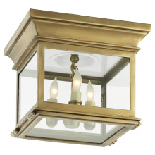 Visual Comfort & Co. Signature Collection CHC 4128AB-CG - Club Small Square Flush Mount