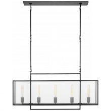Visual Comfort & Co. Signature Collection S 5194AI-CG - Halle Medium Linear Lantern