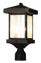 Trans Globe 45644 WB - Santa Cruz 17" Postmount Lantern